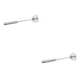 thumbnail image 4 of maskred Semi-automatic Hand Push Egg Beater Stainless Steel Blender Mini Milk Cream Mixer Household Kitchen Whisk Tools 10 Inch S 2Set, 4 of 6