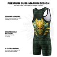thumbnail image 3 of Exxact Sports Sublimated Youth Wrestling Singlet For Boys, Premium Powerlifting Singlet, Kids Wrestling Singlets For Training (YS, Spartans), 3 of 7