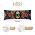 thumbnail image 3 of Balery Vibrant Psychedelic Eye Funda Protectora para Almohada Corporal de Algodón Hipoalergénico con Cierre(55 x 21 pulgadas), Almohadas No Incluidas, 3 of 7