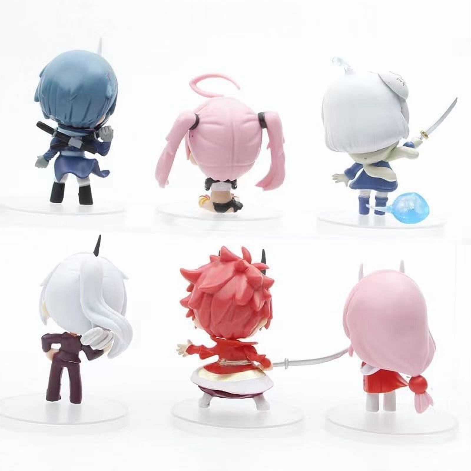 Newly Slime Figure Q Version Standing Slime Action Figures 8cm/3.1inch Handmade PVC Character Statue Decoration for Anime Fans Gifts