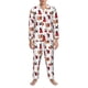 thumbnail image 3 of Fotbe Cute Cat And Christmas Gift Pijama de Hombre con Estampado de Manga Larga, Conjunto de 2 Piezas, Ropa de Dormir Suave y Cómoda con Bolsillos-X-Large, 3 of 7