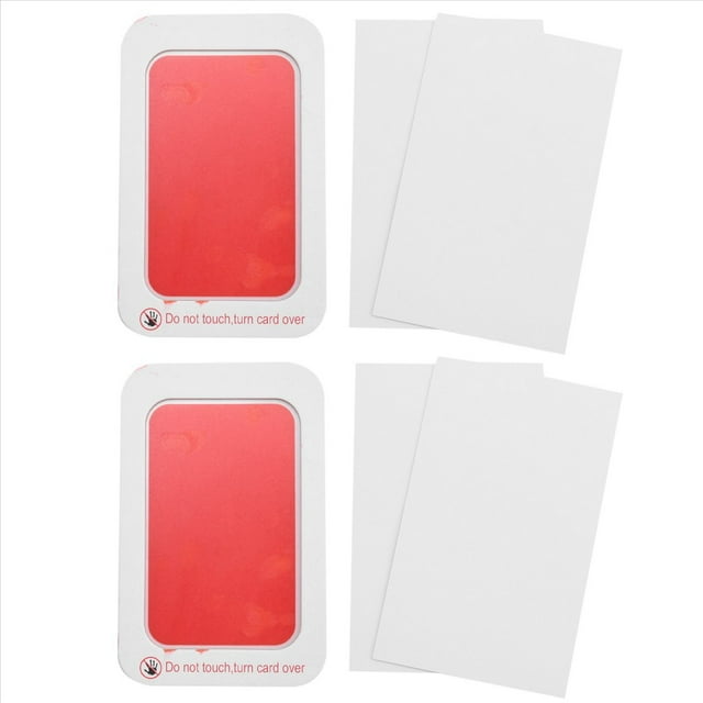 Kit de Tinta para Impresión de Perros y Mascotas, Almohadilla para de Manos de Bebés, Huella de Mano Segura para Bricolaje, Recuerdo para Mascotas de Fácil Limpieza, Rojo