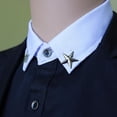 thumbnail image 3 of Broche de Aleación Sunnimix Pin con cuello de estrella 2 pares, 3 of 8