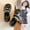 Black, variant on Spring Summer Girls Leather Mary Jane Shoes – Bow Accent, Lace Trim Princess Style Loafers with Soft Sole and Classic College-Inspired Design Brown Size 10