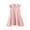 Pink, variant on Tiijoy Girls School Uniform Polo Dress Sleeveless Mesh Casual Dress for Kids, Sizes 3-4