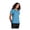 Parisian Blue, variant on Women's Stretch Pique Polo | Short Sleeve Collared Shirt for Women, Casual Performance Polo for Work - White XL