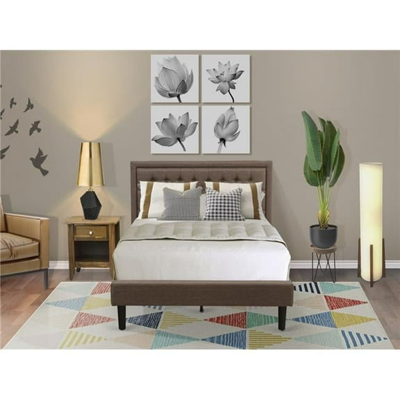 2 Piece Kendall Wood Bedroom Set - Black