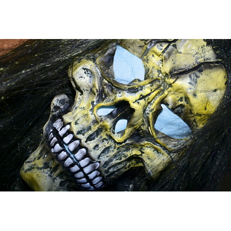 Canvas Print Spooky Mask Scary Horror Halloween Face Stretched Canvas 10 x 14