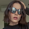 thumbnail image 3 of Gafas de sol de media montura para fiesta, modernas y modernas, estilo punk, para hombres y mujeres, gafas para deportes al aire libre y equitación, 3 of 6