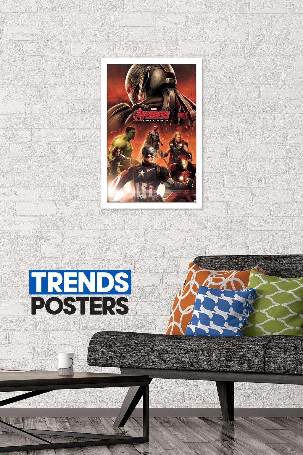 Marvel Cinematic Universe - Avengers - Age of Ultron - Avengers Wall Poster, 14.725" x 22.375", Framed