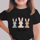 thumbnail image 1 of Blusas y camisas de manga corta con cuello redondo Camiseta estampada de manga corta de Pascua para niños Cuello redondo Manga corta Casual Versátil Para niñas Niños Top de poliéster, 1 of 5