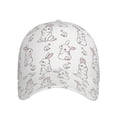 thumbnail image 2 of Fotbe Bunny And Bird Classic Baseball Cap, Adjustable Snapback Hats, Outdoor Baseball Hat for Men and Women Cotton Soft, 2 of 9