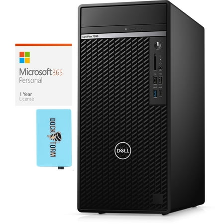 Dell Optiplex 7090 Home/Business Desktop (Intel i7-11700 8-Core  Intel UHD 750  16GB RAM  7.6TB SATA SSD  USB 3.2  Win 10 Home) with Microsoft 365 Personal   Hub