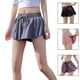 thumbnail image 5 of Greeniant Pantalones cortos de verano para correr para mujer 2 en 1, pantalones cortos de secado rápido para maratón, pantalones cortos deportivos Uniforme atlético Azul S Greeniant OD001999-25B, 5 of 6