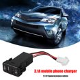 thumbnail image 4 of Btafrte 3.1A Puertos USB Duales Cargador Coche Adaptador Corriente Adaptador USB para VIGO, 4 of 9