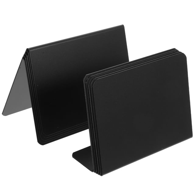MIANGASTORE 10 Pcs Support d'Affichage Acrylique Vertical pour Nom de Conférence Support d'Identification Panneau Acrylique