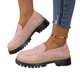 thumbnail image 5 of Mocasines Cómodos para Zapatos Suela Gruesa Mujer Combinados Uso Diario, 5 of 9