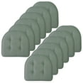 thumbnail image 2 of U-Shaped Memory Foam No Slip Back 17 x 16 Chair Pad 12 Pack Scuba, 2 of 7