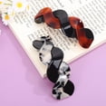 thumbnail image 1 of WHAMVOX 2Ud Barrettes Francesas Grandes Multi Color Clips Para Peinados Versátiles Y Confortables, 1 of 6