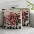 thumbnail image 3 of Words Printed Soft PillowcaseCushion Cover Square Decorative Home Accessories Rose, 3 of 7