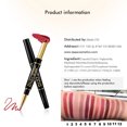 thumbnail image 4 of Double Ended Matte Lipstick Long Lasting Wateproof Lipsticks Brand Lip Makeup Cosmetics Dark Red Lips Liner Pencil Beauty, 4 of 5