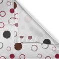 thumbnail image 6 of Ambesonne Abstract Valance & Curtain, Hollow Full Polka Dots, 55"x45", Chocolate and Dark Grey, 6 of 7