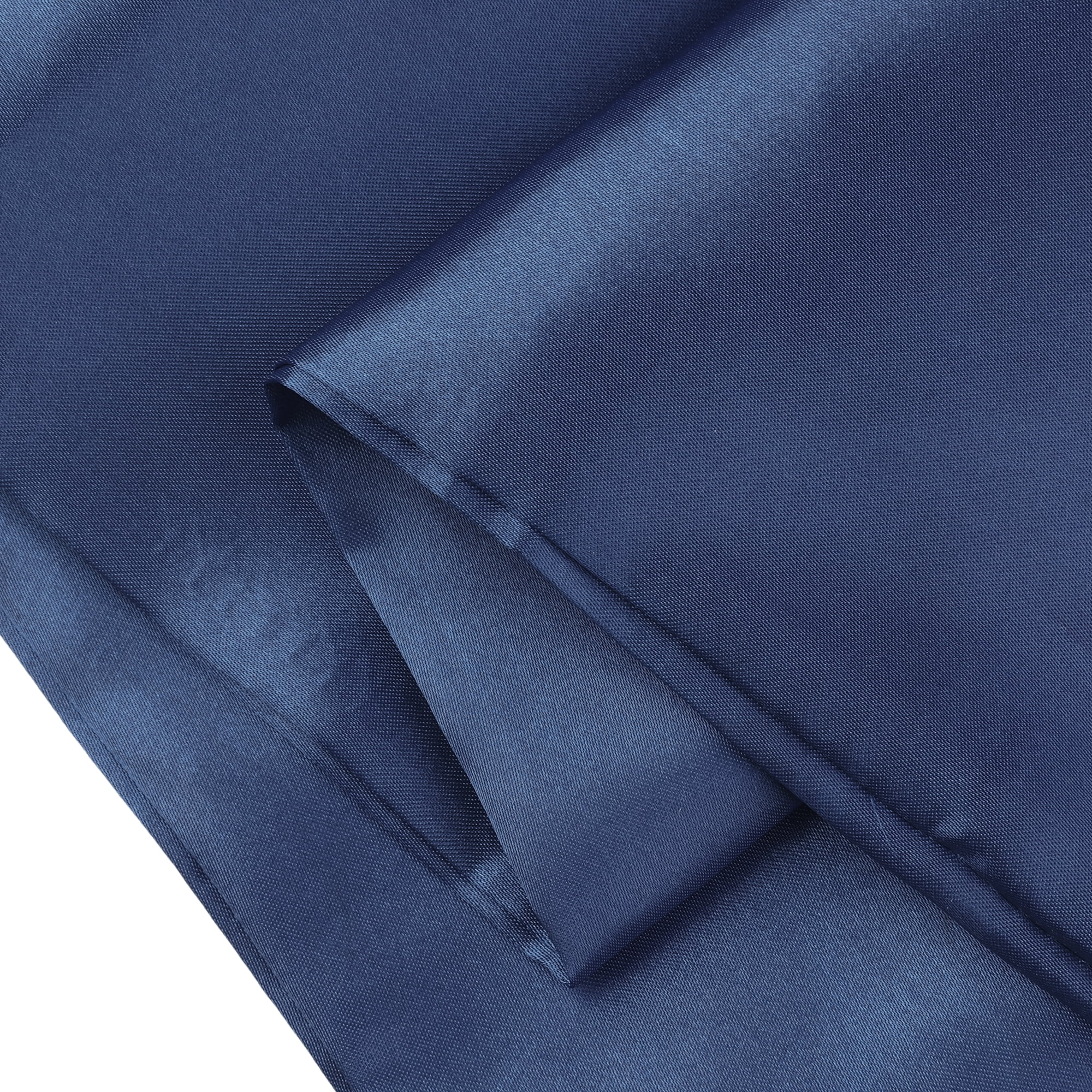 Unique Bargains Soft and Durable Envelope Closure Satin Pillowcase (2 Count) Navy Blue Standard