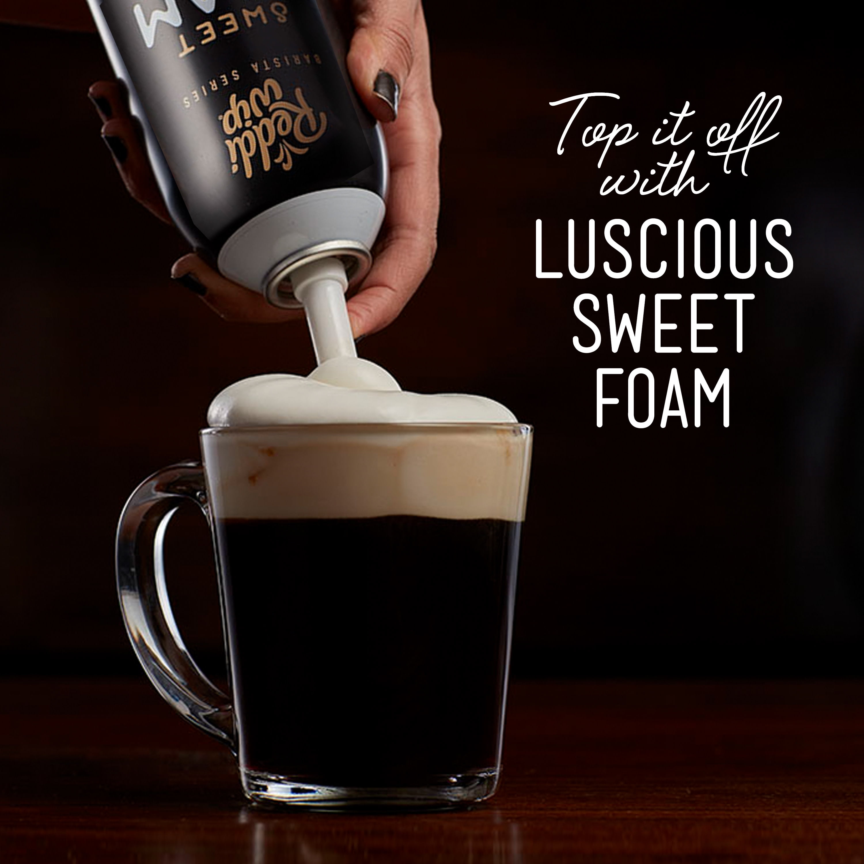 Reddi-wip Barista Series Sweet Foam Coffee Topper, 13 oz.