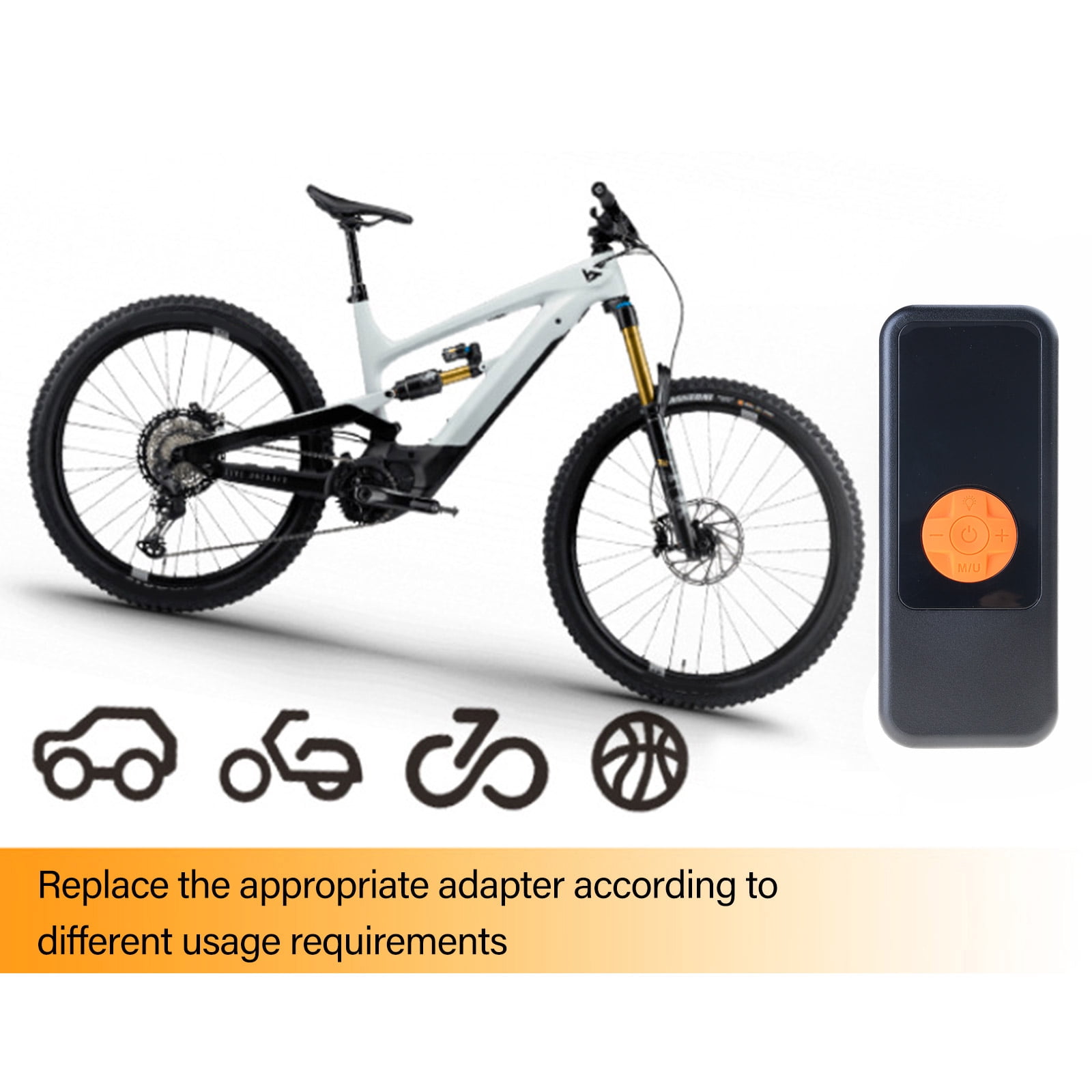 Tire Inflator Portable Air Compressor 72W Electric Air Pumps for Car Tires Cordless,Digital Pressure Display