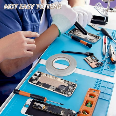 HOMEMAXS  Shielding Tape Computer Kit Reflective Seal Aluminum Foil Silver