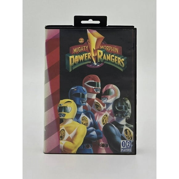 1994 Mighty Morphin' Power Rangers Sega Genesis Video Game Cartridge In Box