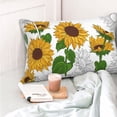 thumbnail image 4 of Salouo Plump Sunflower And Sketch Pattern Pillow Cases,1PC Pillow Covers with Envelope Closure Decorative Pillow Case for Bed Couch,Pillows Not Included-16"x24", 4 of 6