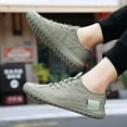 thumbnail image 4 of 2025 Clearance under $5 asdoklhq Casual Shoes for Men Under $25,Men's Umbrella Cloth Baotou Ice Silk Casual Shoes Canvas Sneakers, 4 of 9