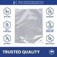 thumbnail image 5 of 50 Pack Wallaby Mylar Bags for Food Storage,1-Cup (5 Mil - 5" x 7") Includes 50 Labels, Heat Sealable - Silver, 5 of 8