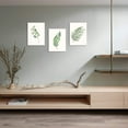 thumbnail image 3 of Canvas Wall Art Modern green plant series Wall Art Prints Watercolor green leaves poster and print canvas oil painting Wall Prints Framed for Bathroom Living Room Home Office Kitchen Wall Décor, 3 of 6