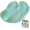 Mint Green-1, variant on Extra Large Seat Cushion for Tailbone Pain Relief, Seat Cushions for Office Chairs, Extra Cover, Ergonomic Memory Foam Desk Chair Cushion for Sciatica Pain Relief, Car Seat Cushion - Black