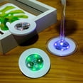 thumbnail image 4 of 5 Piezas LED Coaster Botella Pegatinas Luces Lámparas para Navidad Bar KTV Boda Fiesta Cóctel Bebida Tazas Florero Decoración G, 4 of 5
