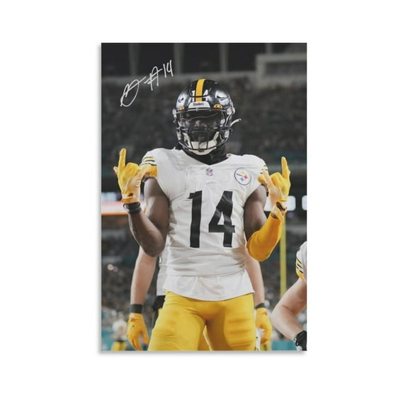 George Pickens Poster Canvas Poster Wall Art Picture Prints Hanging Photo Gift Decor Home Posters Artworks 24x36inch(60x90cm)