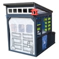 thumbnail image 3 of iYofe Outdoor Playhouse for Kids, Wooden Play House with Workbench & Accessories, Kids Outdoor Play Toys for Backyard, 3 of 8