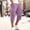 Purple, variant on Capri Cargo Shorts for Men - Below Knee Long Shorts with Pockets Dstring Elastic Waist Baggy Utility Hiking Pants,4XL