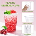 thumbnail image 3 of 300 Pack 12 oz Clear Plastic Cups,12 Ounce Disposable Cups, Cold Drinking Cups for Party, Picnic, BBQ, Travel, Halloween, Christmas, Events, 3 of 6