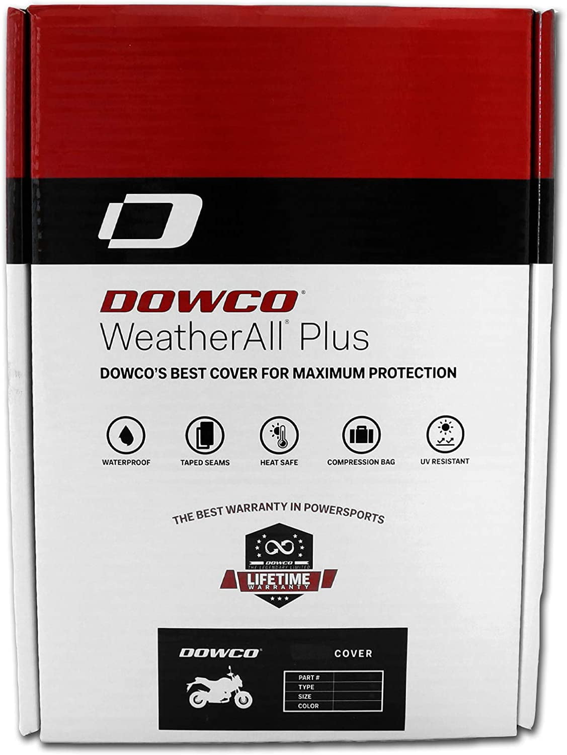 Dowco WeatherAll Plus Motorcycle Cover Gray - 2XL