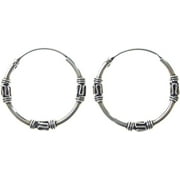 925 sterling silver fine handmade hoop earrings for women, authentic ethnic tribal boho modern fashion unique designer party Jewelry, gift earring Jewelry by artisans
