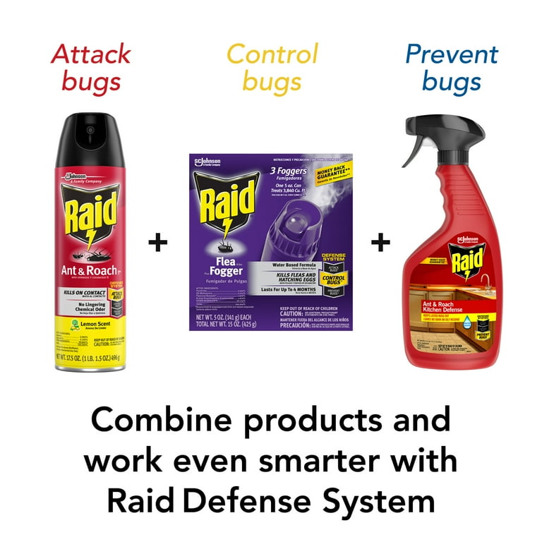 Raid Flea Killer Plus Fogger, Room Treatment Flea Bomb, 59 OFF