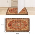 thumbnail image 6 of Bohemian Orange Carpet Welcome Doormat for Indoor/Outdoor Entrance Bohemian Orange Carpet Decoration Door Mat Kitchen Door Mat Bedroom Doormat 17x30 Inch, 6 of 6