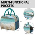 thumbnail image 6 of Lunch Bag Lunch Box for Women Reusable Insulated Lunch Bags,Water-Resistant Beach Starfish Scallop Cooler Lunch Tote Bag, Large Capacity for Work Travel Picnic, 6 of 6