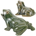 thumbnail image 4 of HOKARUA 2pcs Fountain Frog Statue Courtyard Frog Decor Waterfall Frog Home Garden Decor, 4 of 9