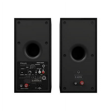 Klipsch - Reference 4" 35W 2-Way Powered Speakers (Pair) - Black