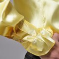 thumbnail image 6 of YLSDY Men's Ruffled Dress Shirt Long Sleeve Stand Collar Button Down Formal Wedding Party Shirts Yellow L, 6 of 6