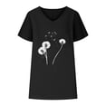 thumbnail image 4 of Womens T Shirts Graphic Tees Workout Shirts Women Xl Cute Crop Tops for Women Trendy Shirts for Women Dry Fit Work, 4 of 4